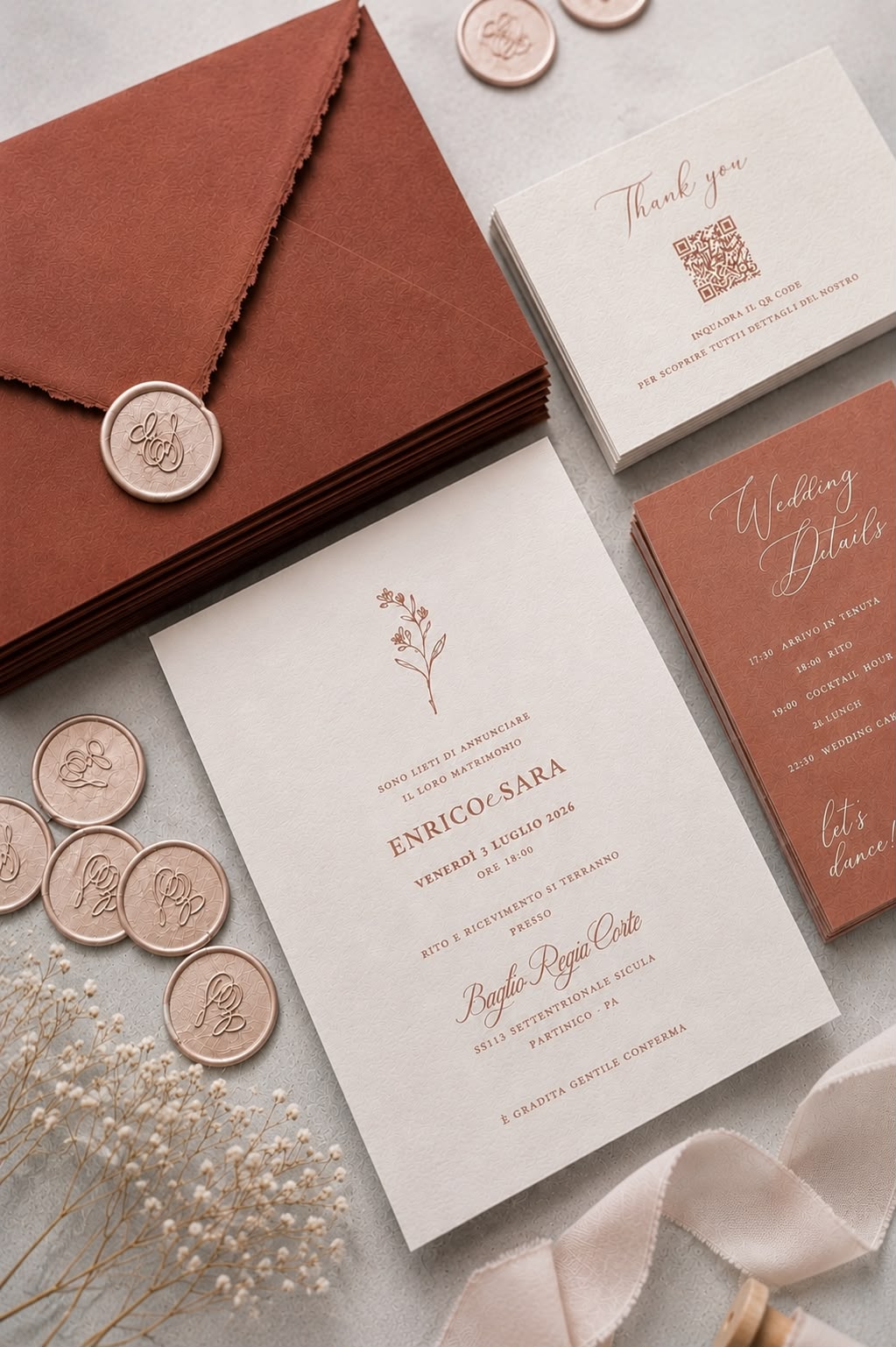 Partecipazioni di Matrimonio personalizzate